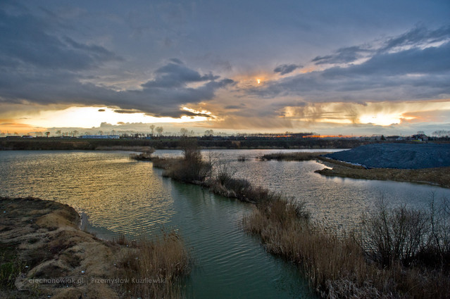 Przemysław Kuźniewski Okolice Dalanówka i marcowy zachód słońca - 30.03.2015
