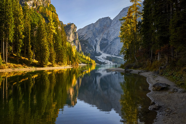 Lago di Braies Dolomity, Włochy JAN SIEMINSKI #310878