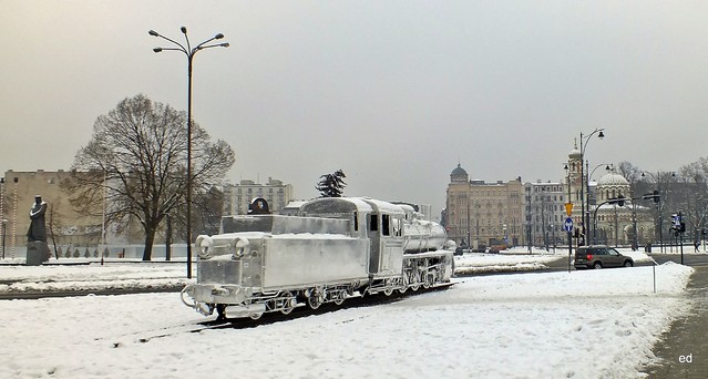 Łódź jedzie pociąg z daleka Picasa #302567