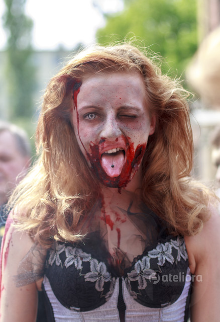 Zombie Burlesque Show Cropp Konwent Tattoo Wrocław 2014 Maciej